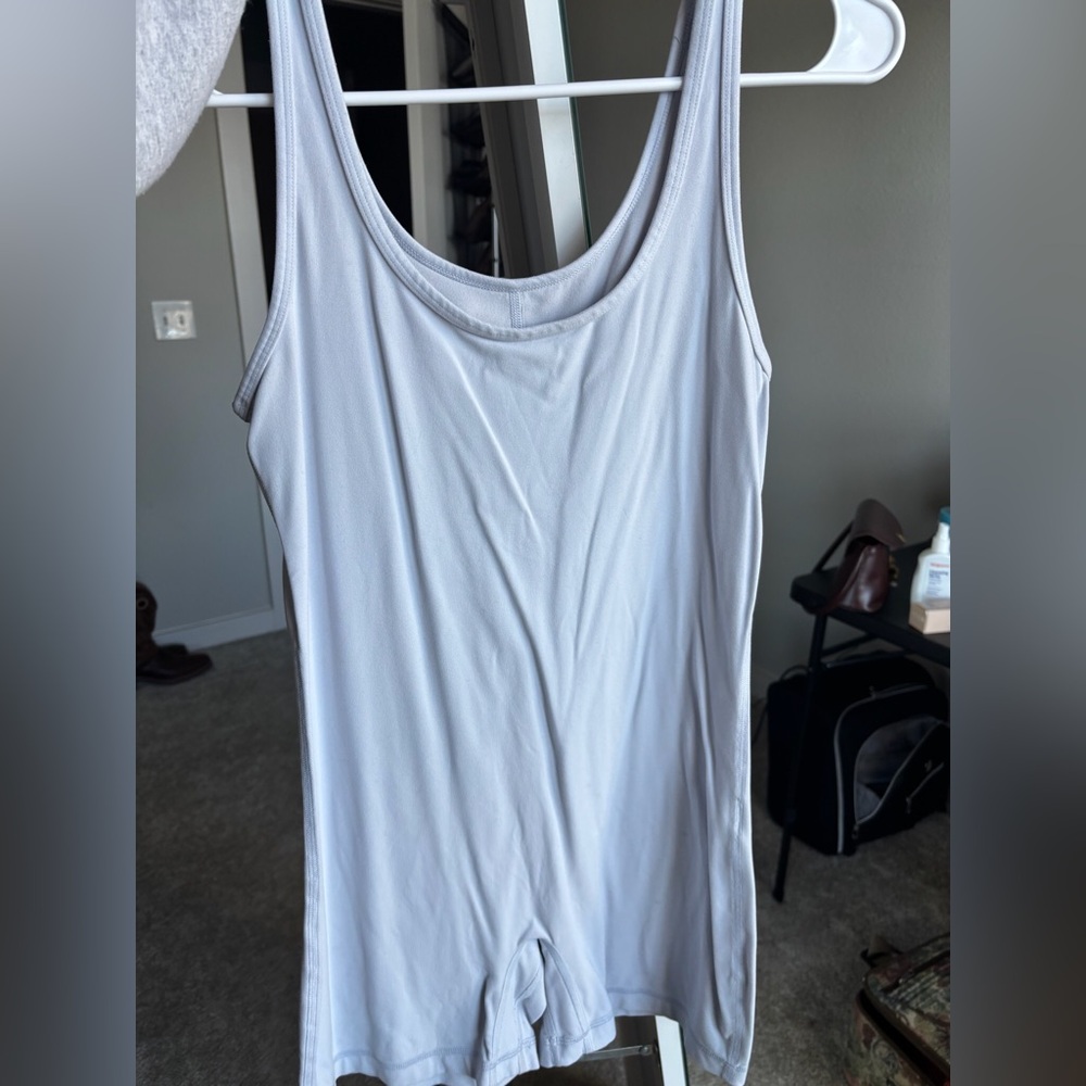 Aritzia White Sleeveless Bodysuit